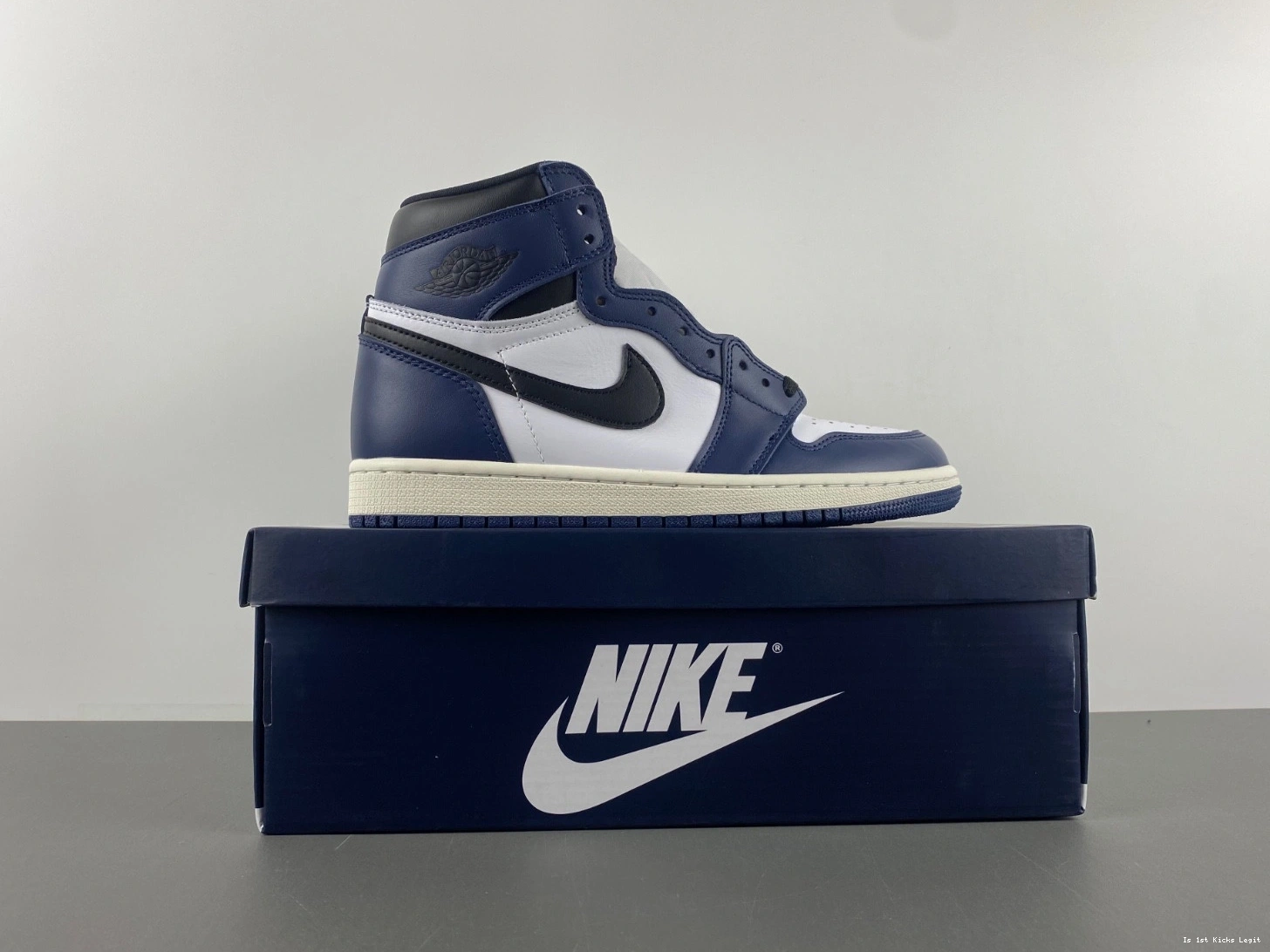 DZ5485-401 Jordan Navy Retro OG Men's 1 High Midnight - 0322